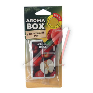 Изображение 1, B-16 Ароматизатор подвесной картон высококапиллярный (яблочный сок) Aroma Box FOUETTE