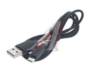 Изображение 1, BX11 black Кабель micro USB 1м черный BOROFONE