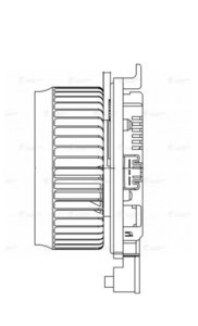 Изображение 4, LFh1990 Вентилятор TOYOTA Land Cruiser 200 (4.5 D/4.6) LEXUS LX571 мотора отопителя LUZAR