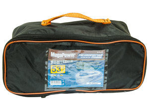 Изображение 2, M-78553 Трос буксировочный 53т 5м-150мм ленточный (петля-петля) в сумке MEGAPOWER