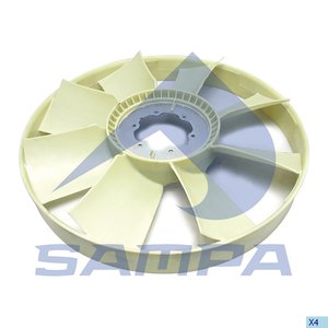 Изображение 1, 200.163-01 Крыльчатка MERCEDES Atego вентилятора SAMPA