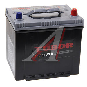 Изображение 1, 6СТ70(0) D23L Аккумулятор TUBOR Asia Silver 70А/ч обратная полярность