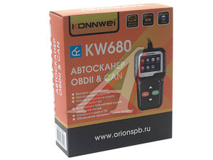 Изображение 4, KW 680 Сканер автомобильный диагностический (все протоколы) KONNWEI