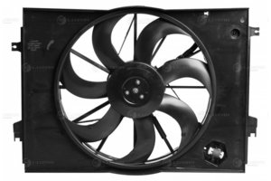 Изображение 8, LFK0880 Вентилятор KIA Sportage (06-) охлаждения электрический в сборе LUZAR