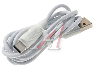 Изображение 1, BX1 white Кабель USB Type C 1м белый BOROFONE