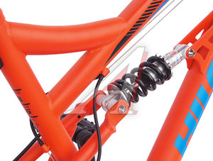 Изображение 4, T17B112 B Велосипед 26" 21-ск. двухподвесный дисковые тормоза оранжевый HILAND