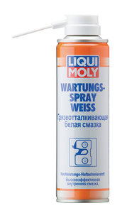 Изображение 2, 3075 Смазка литиевая белая грязеотталкивающая 250мл аэрозоль (трубка) Wartungs-Spray LIQUI MOLY
