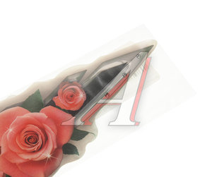 Изображение 2, 058481 Наклейка виниловая вырезанная "Брызги" Роза-металл" 5х25см (2шт.) полноцветная AUTOSTICKERS