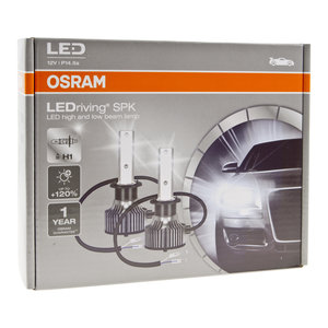 Изображение 4, 64150DWSPK Лампа светодиодная 12V H1 P14.5s +120% 6000K (2шт.) Led Cool White Ledriving SPK OSRAM