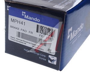 Изображение 3, MPH41 Колодки тормозные HYUNDAI iX55 передние (4шт.) MANDO