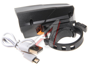 Изображение 2, XFL-178 Фонарь велосипедный передний USB кабель с аккумулятором 600mAh Super Led