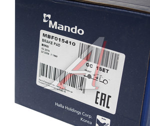 Изображение 3, MBF015410 Колодки тормозные BMW E46 (99-05), E83 (04-) передние (4шт.) MANDO