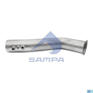 Изображение 2, 024.125 Труба приемная глушителя MAN SAMPA