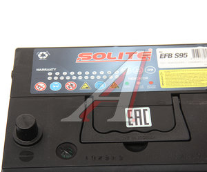 Изображение 2, 6СТ80(0) S95L Аккумулятор SOLITE EFB Asia 80А/ч обратная полярность