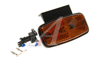 Изображение 1, ГФ1-25К Фонарь габаритный со световозвращающим диодом 12/24V оранжевый с кронштейном ЕВРОСВЕТ