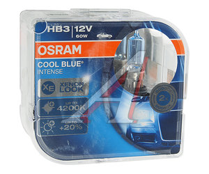 Изображение 2, 9005CBI-HCB Лампа 12V HB3 60W P20d +20% 4200K бокс (2шт.) Cool Blue Intense OSRAM