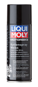 Изображение 2, 1591 Смазка для цепи мотоциклов белая Motorbike Kettenspray weiss 0.4л LIQUI MOLY