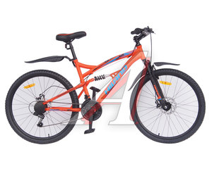 Изображение 1, T17B112 B Велосипед 26" 21-ск. двухподвесный дисковые тормоза оранжевый HILAND