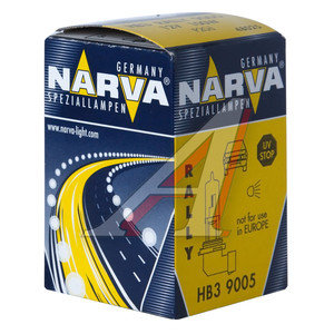 Изображение 1, 480253000 Лампа 12V HB3 100W P20d Rallye NARVA
