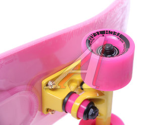 Изображение 3, NN004177 Скейтборд 27" (пенниборд) пластиковый розовый TECH TEAM