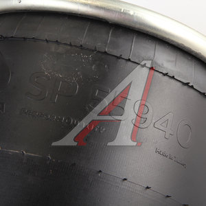 Изображение 4, SP55940-K Пневморессора BPW (металлический стакан) (2 шп. M12 смещены, 1 отв. штуц. M22х1.5мм) SAMPA
