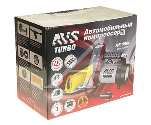 Изображение 4, 80507 Компрессор автомобильный 45л/мин. 10атм. 14А 12V в прикуриватель (сумка) Turbo AVS