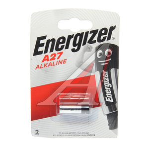 Изображение 1, E27 BC2 Батарейка A27 MN27 12V (пульт сигнализации) блистер 2шт. (цена за 1шт.) Alkaline ENERGIZER