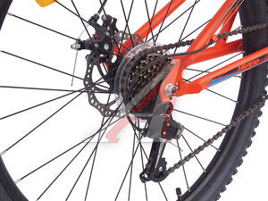 Изображение 2, T17B112 B Велосипед 26" 21-ск. двухподвесный дисковые тормоза оранжевый HILAND