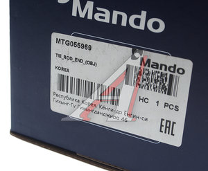 Изображение 4, MTG055969 Наконечник рулевой тяги MERCEDES MAN правый (M30х1.5 M20х1.5 /23.5 L=114) MANDO