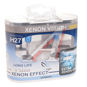 Изображение 1, MLH27XV Лампа 12V H27 27W бокс (2шт.) Xenon Vision CLEARLIGHT