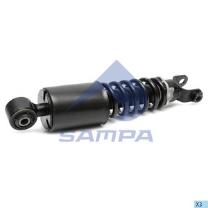 Изображение 1, 043.161-01 Амортизатор SCANIA кабины задний SAMPA
