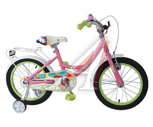 Изображение 2, JK1912007 16 B Велосипед 16" 1-ск. (4-6 лет) розовый Joying STITCH