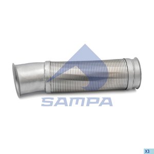 Изображение 2, 044.276 Труба приемная глушителя SCANIA P, G, R, T series передняя SAMPA