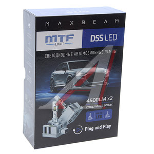 Изображение 3, MBD5S6 Лампа светодиодная 12V D5S 25W PK32d-7 (2шт.) MTF