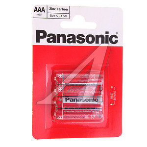 Изображение 1, PAN-R03(4)бл Батарейка AAA R03 1.5V блистер 4шт. (цена за 1шт.) Extra Heavy Duty PANASONIC